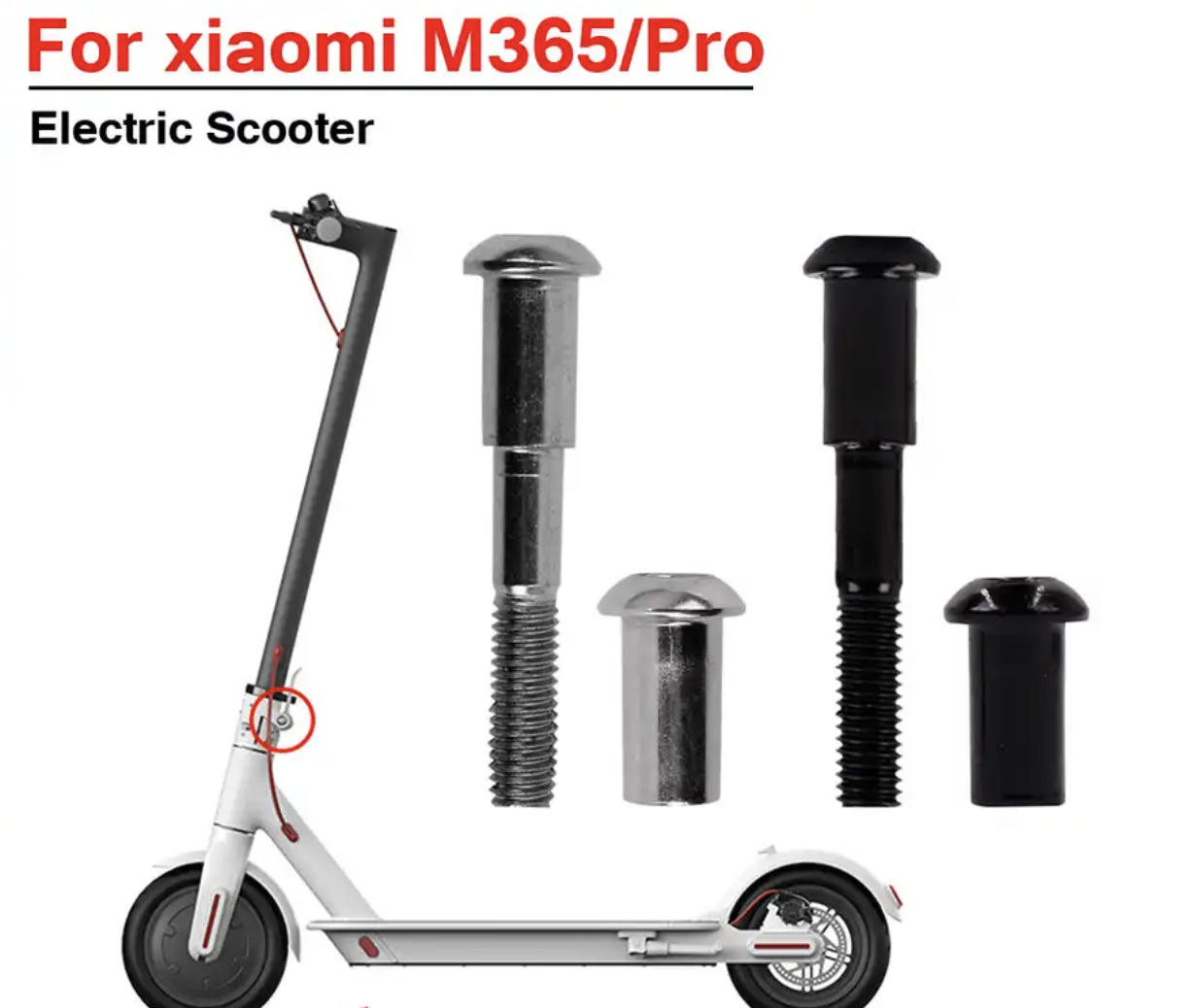 Vis, axe de potence pour trottinette Xiaomi M365, xiaomi pro