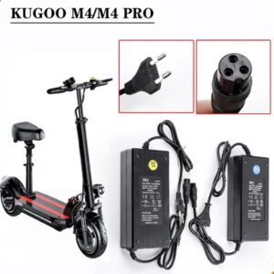 Chargeur intelligent de batterie au lithium, adapté pour KUGOO, Kugoo M4 pro scooter électrique figuréchargeur rapide de haute qualité, 48V